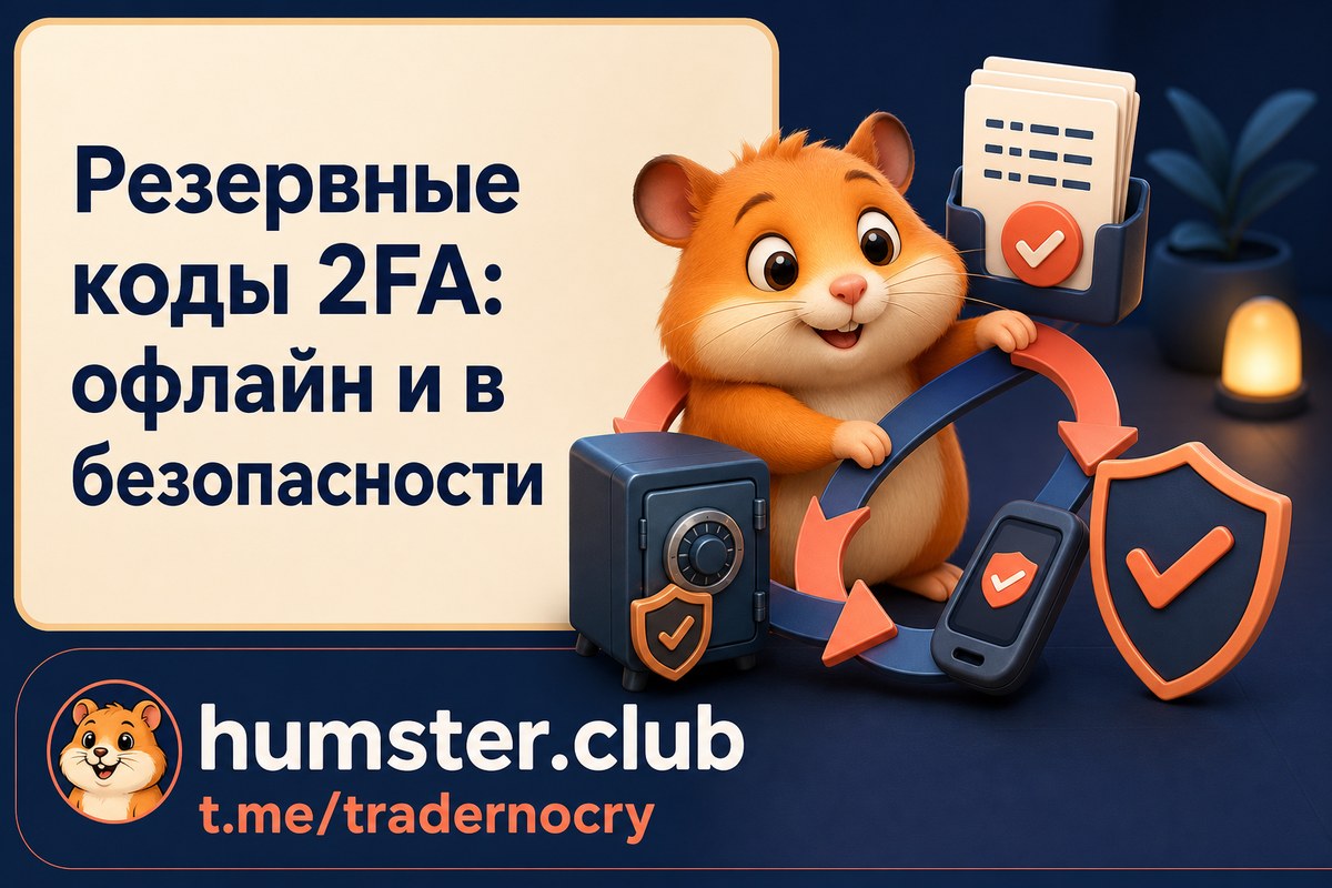 Резервные коды 2FA: где хранить, если потеряется аутентификатор