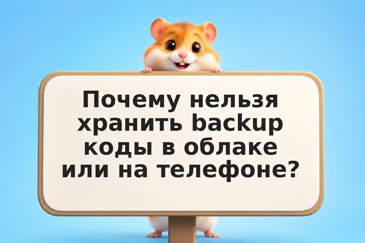 2FA backup коды: как безопасно хранить резервные коды двухфакторной аутентификац