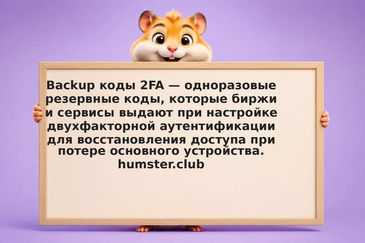 2FA backup коды: как безопасно хранить резервные коды двухфакторной аутентификац