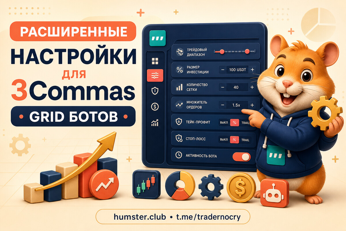 Grid-боты в 3Commas: продвинутые настройки, параметры и управление рисками