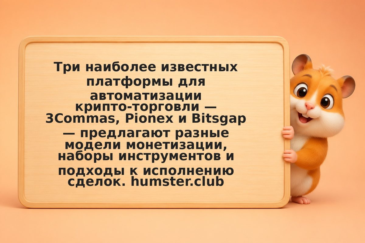 3Commas против Pionex против Bitsgap: сравнение крипто-ботов по стоимости, функц