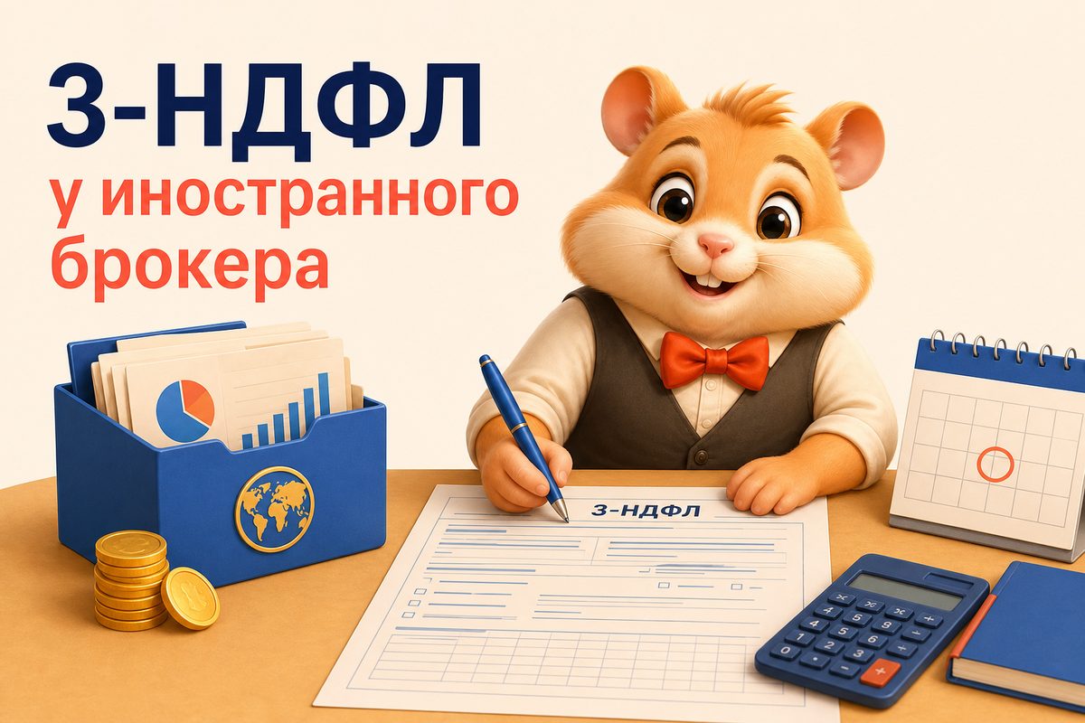 Как заполнить 3-НДФЛ по иностранному брокеру в 2026 году: пошаговая инструкция с