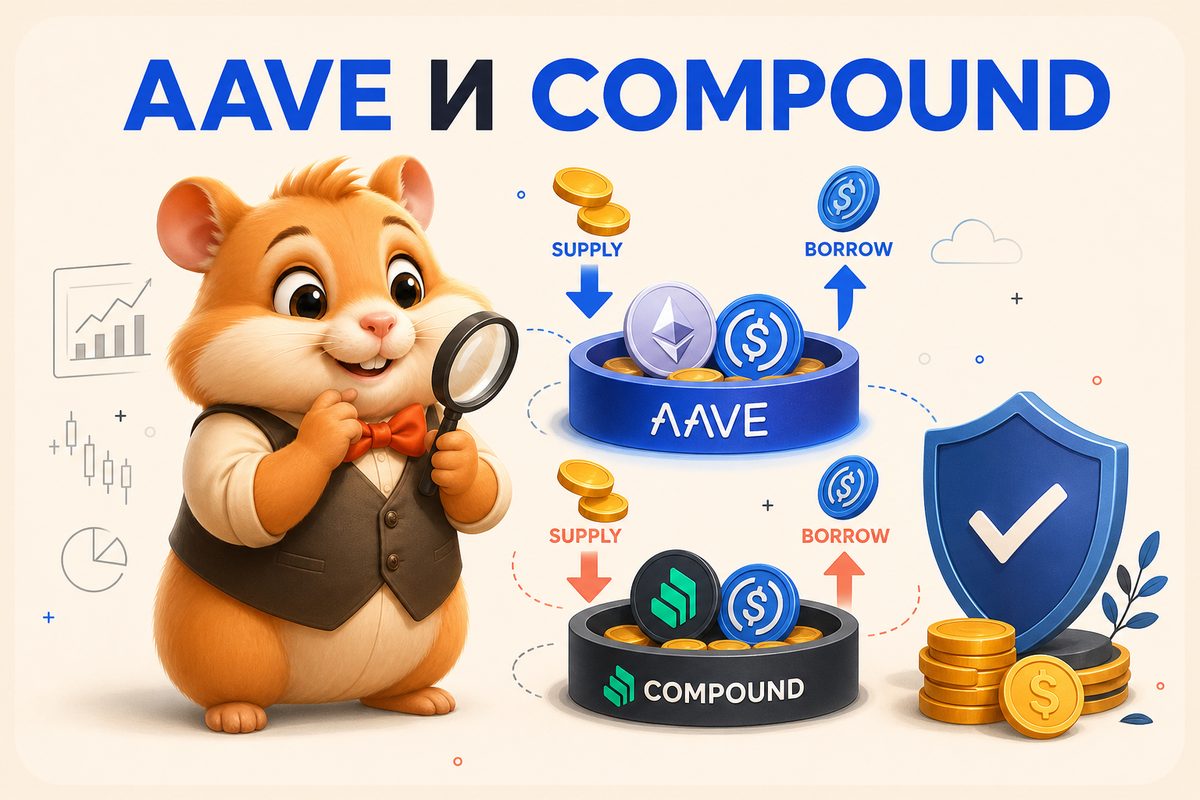 Aave и Compound: как работает кредитование и заимствование в DeFi