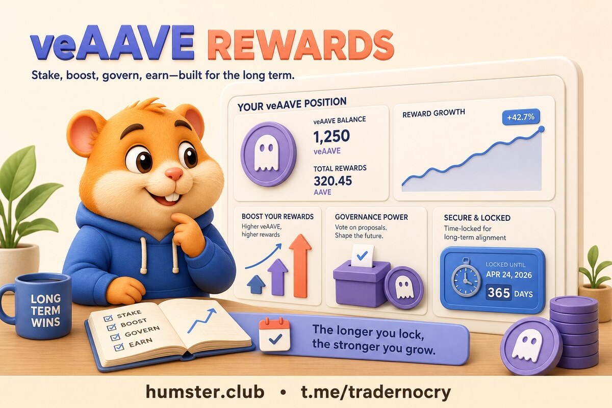 Aave veAAVE: как заблокировать AAVE для дохода и участия в управлении