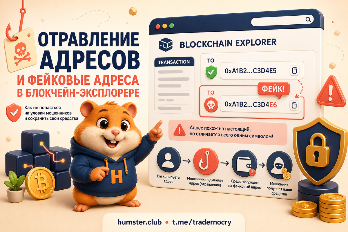 Address poisoning в Etherscan: как распознать поддельный адрес-двойник и не поте