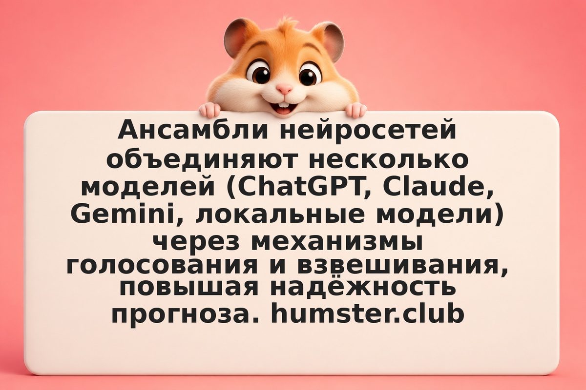 Как комбинировать нейросети для прогноза цен: таблица методов, веса и голосовани