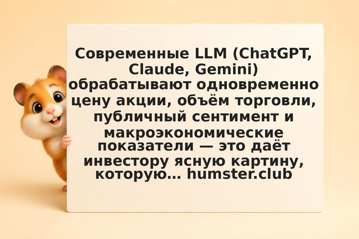 Как нейросети анализируют многомерные данные акций