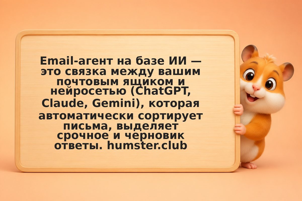 Email-агент: сортирует письма, составляет ответы за 10 минут