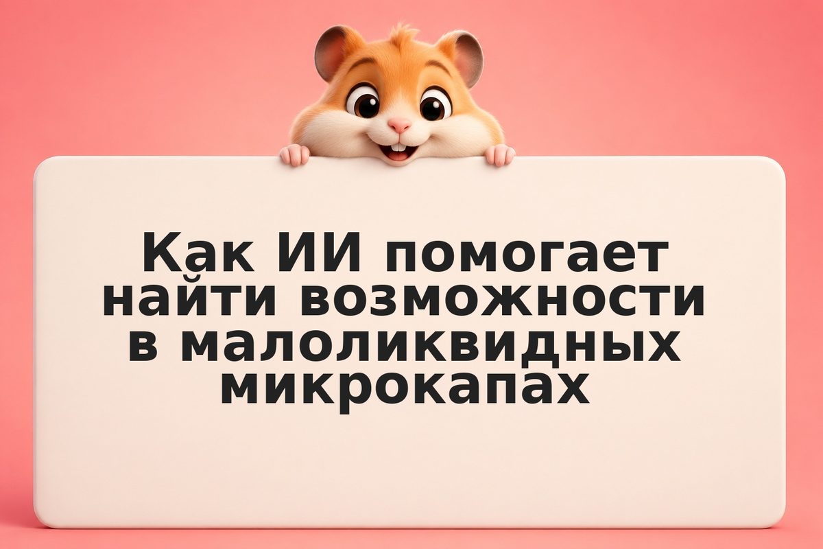 Как ИИ помогает найти возможности в малоликвидных микрокапах