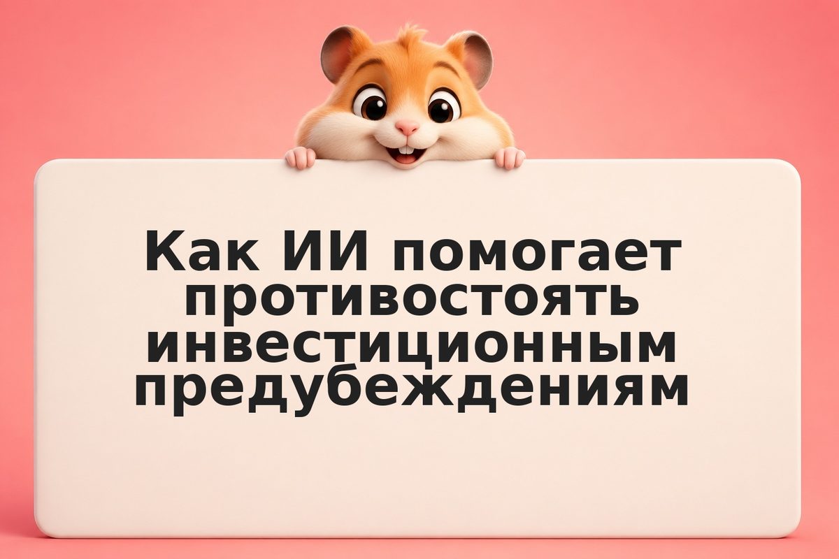 Как ИИ помогает противостоять инвестиционным предубеждениям