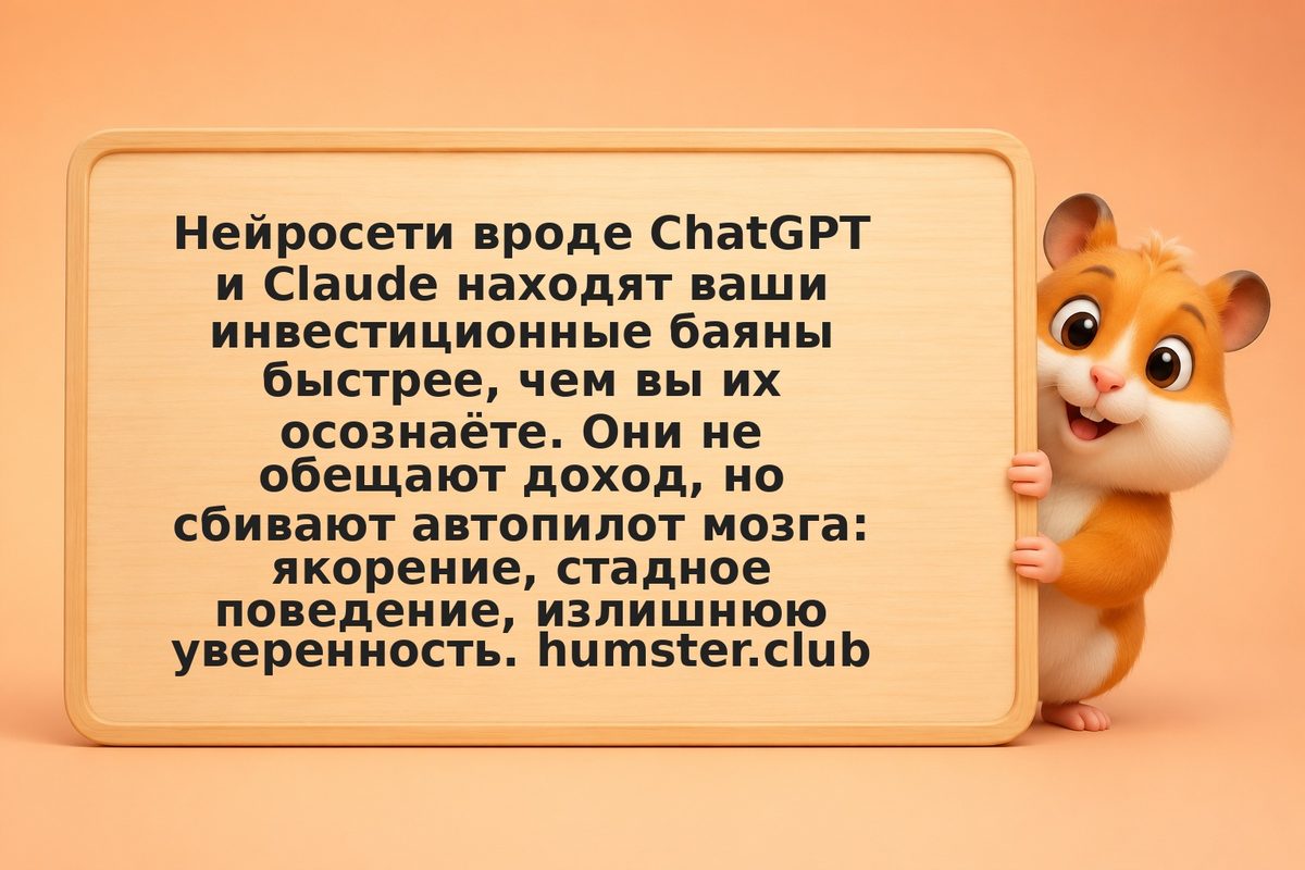 Как ИИ помогает противостоять инвестиционным предубеждениям