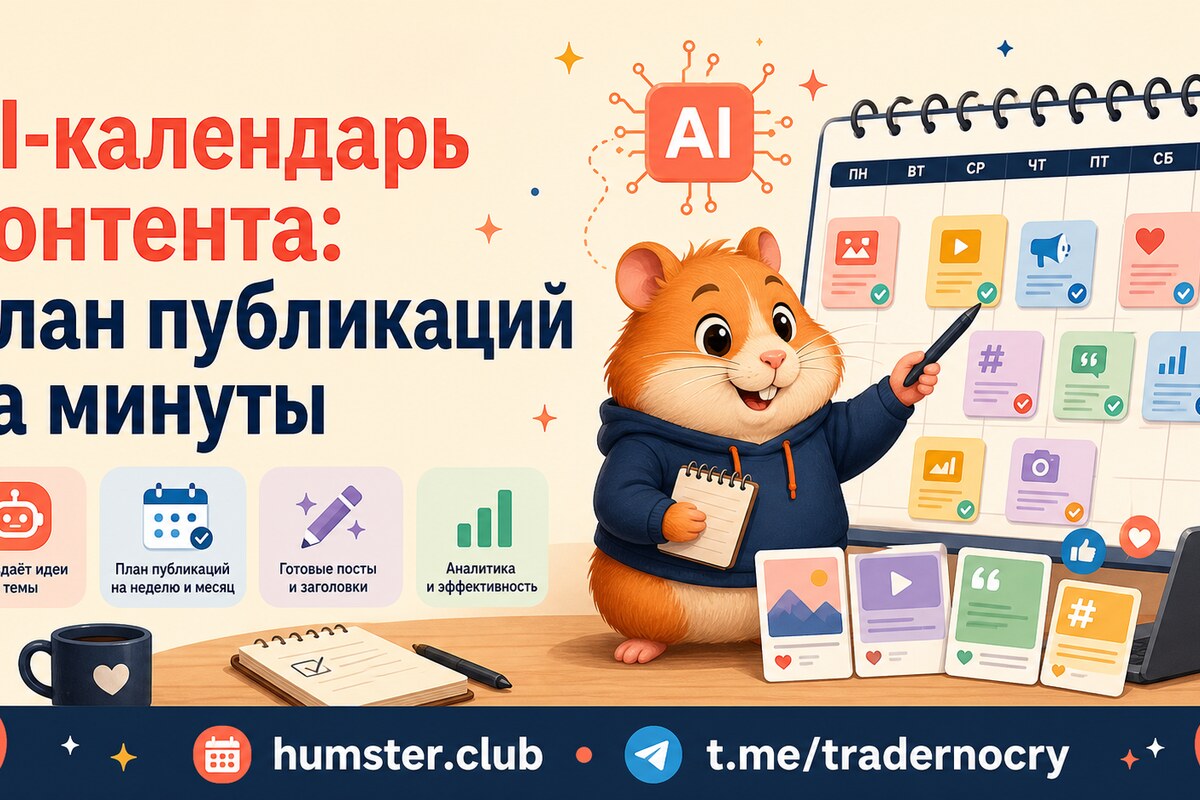 Календарь контента за час с помощью ИИ