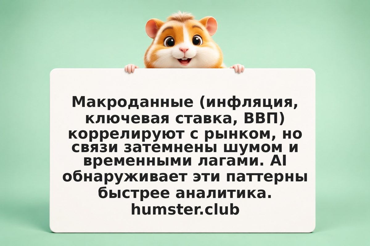Как AI находит корреляции между макроэкономикой и ценами активов