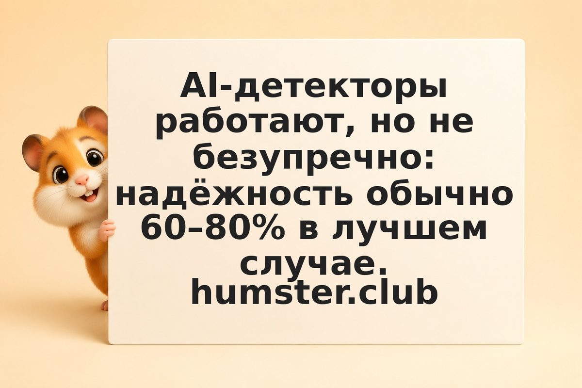 Действительно ли AI-детекторы распознают текст от нейросетей