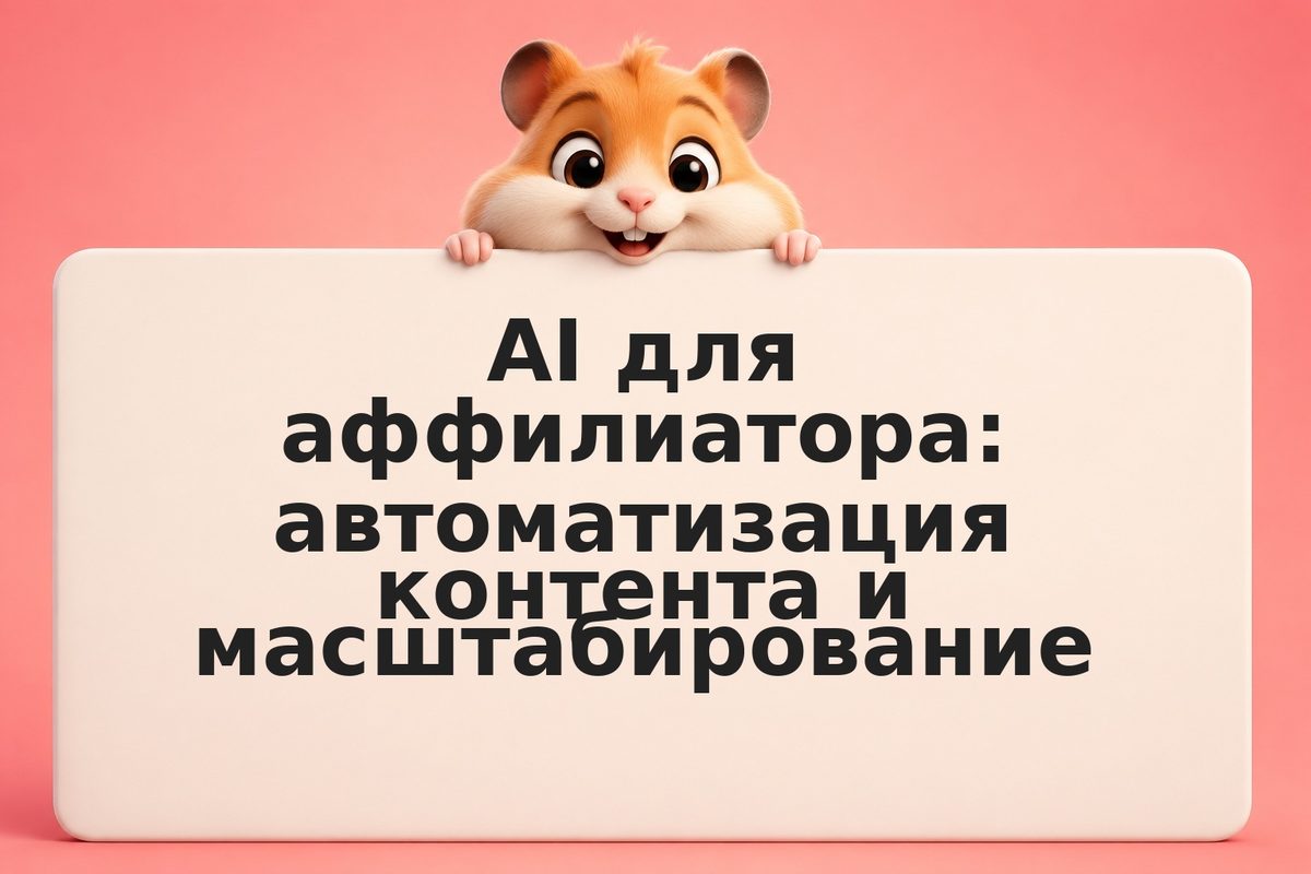 AI для аффилиатора: автоматизация контента и масштабирование