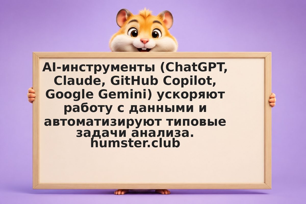 AI-инструменты для аналитики и data science: как работают ChatGPT, Copilot и спе