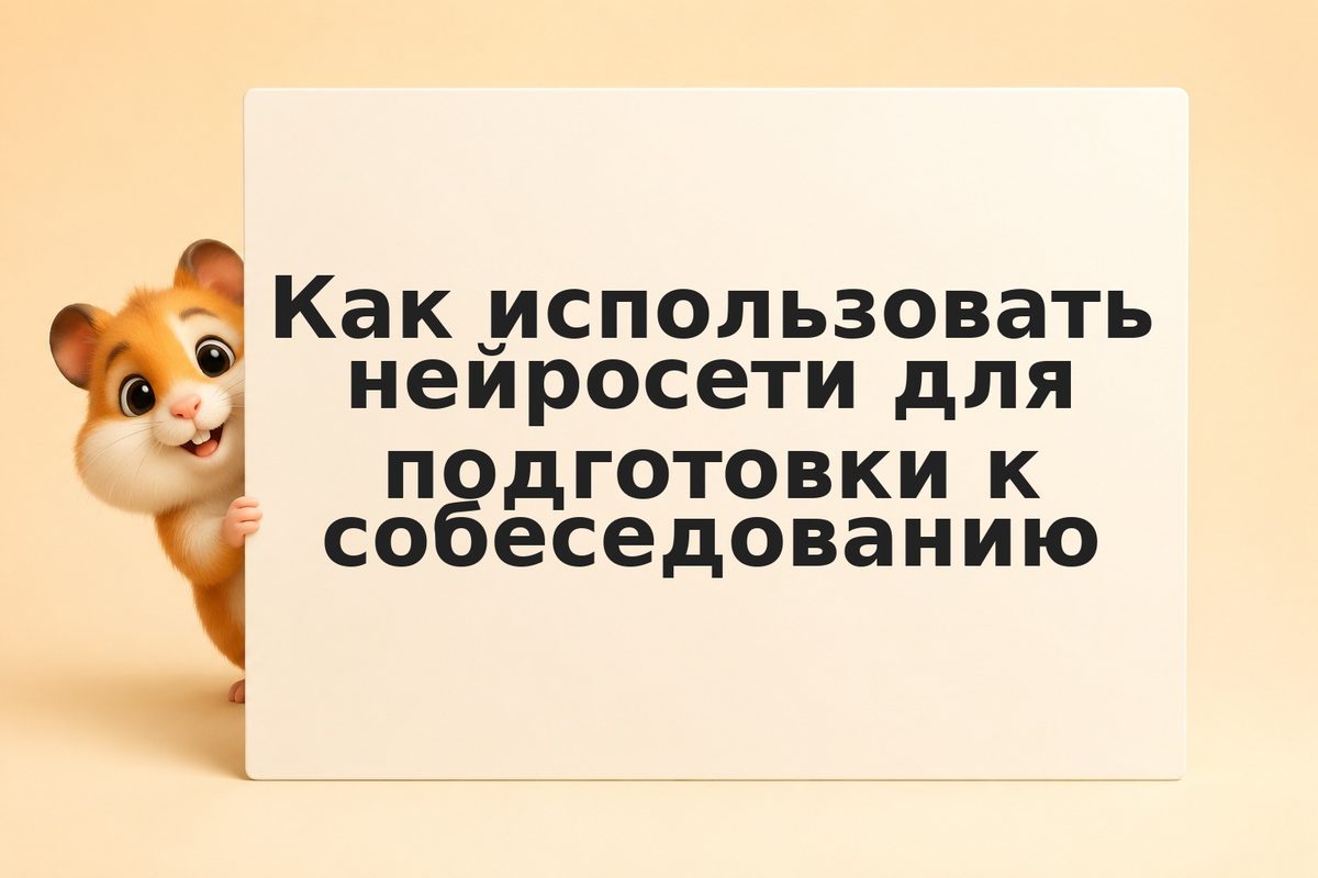 Как использовать нейросети для подготовки к собеседованию