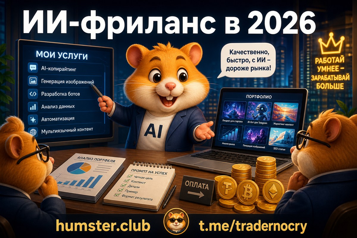 Фриланс на ИИ: какие услуги продавать в 2026 и как это связано с инвестициями