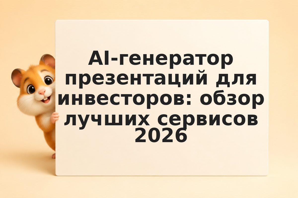 AI-генератор презентаций для инвесторов: обзор лучших сервисов 2026