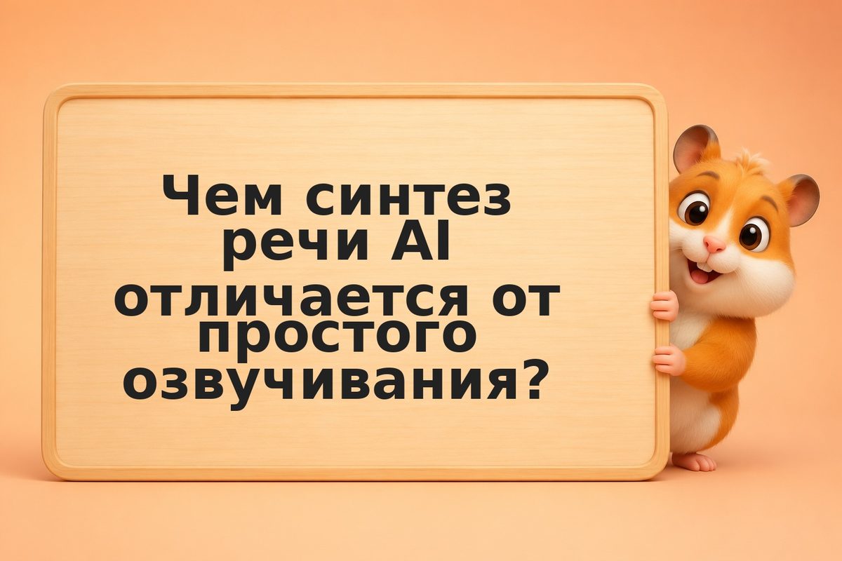 Синтез речи AI: как работают натуральные голоса