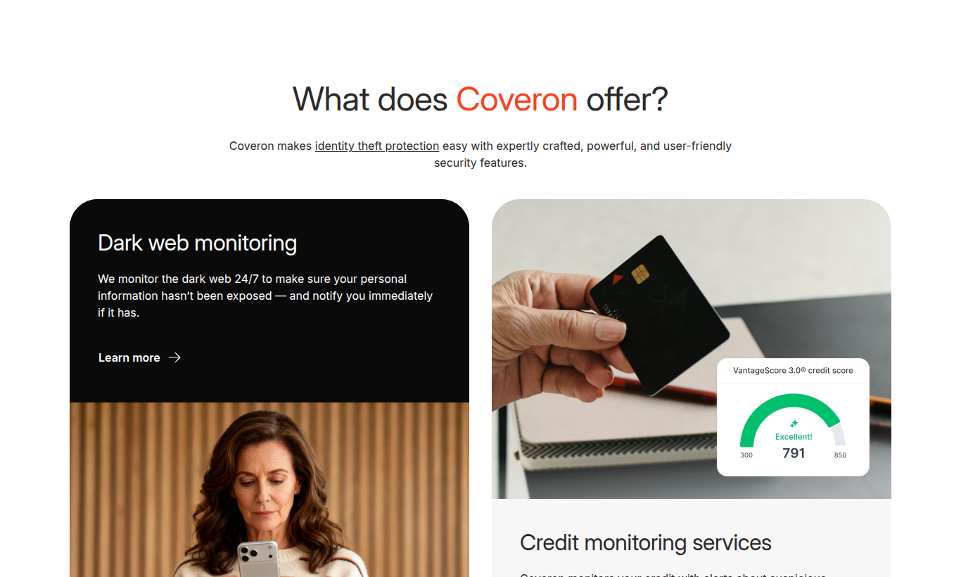Скриншот по теме «Обзор Coveron: защита данных о» — 2