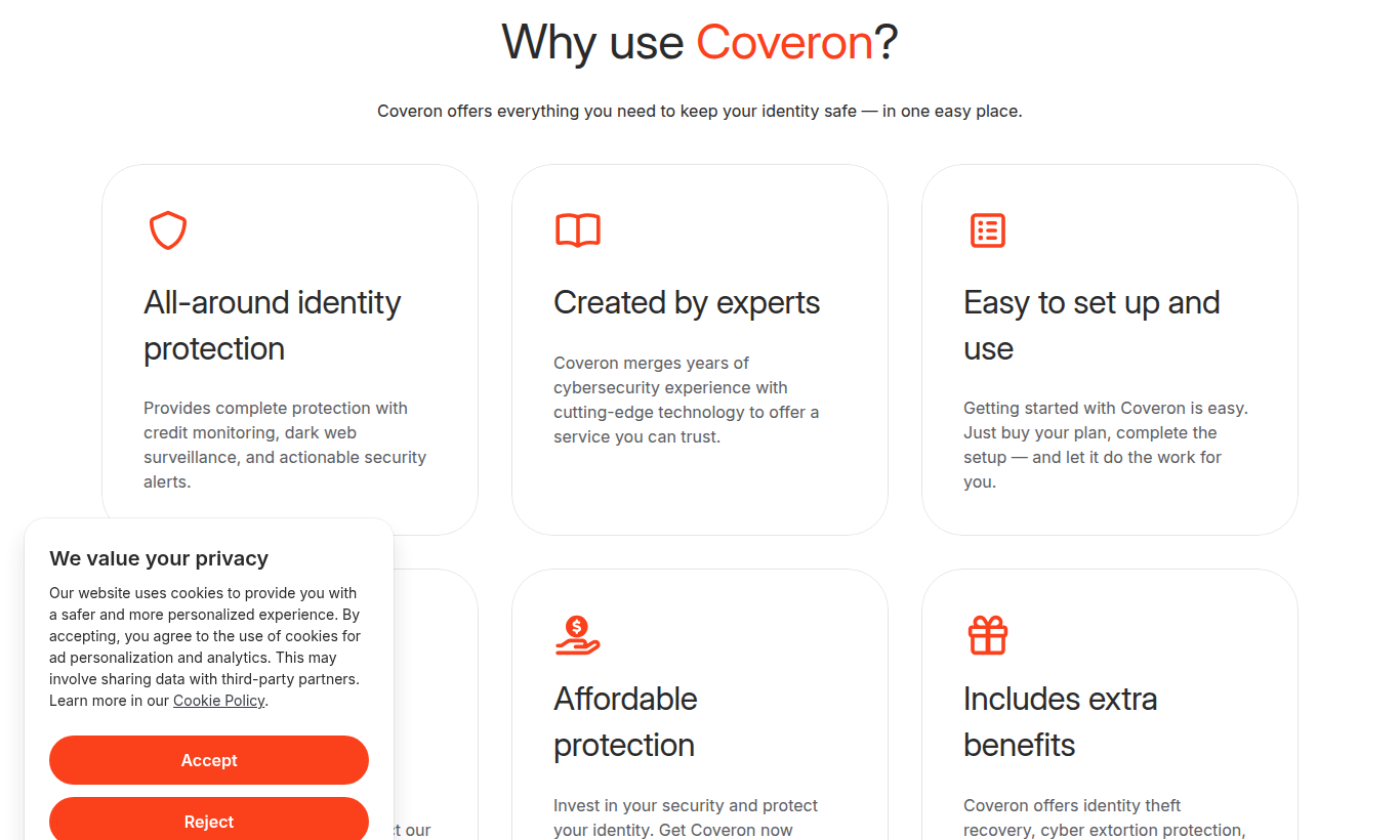 Скриншот по теме «Обзор Coveron: защита данных о» — 4