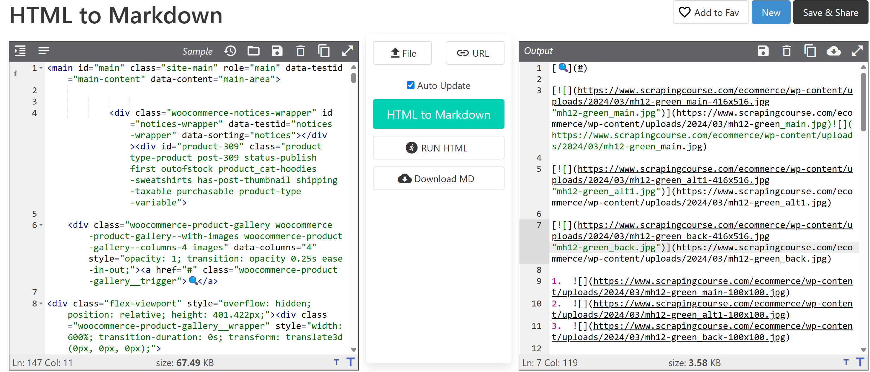 Этап 2: От Markdown к HTML-спецификациям
