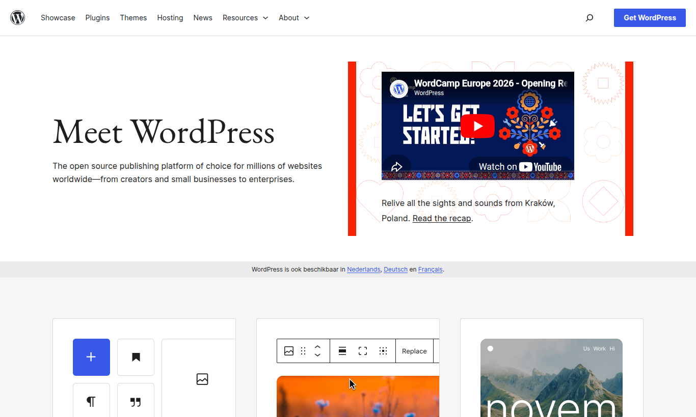 Скриншот по теме «Создание сайта на WordPress дл» — 1