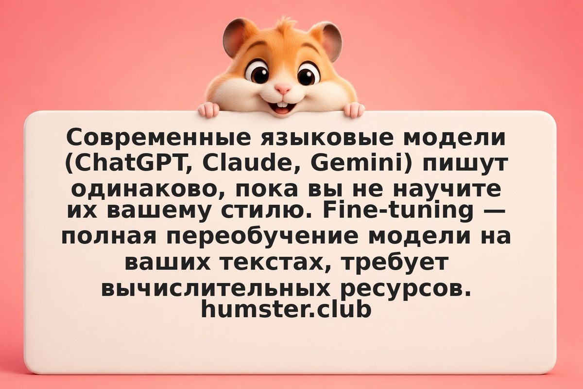 Имитация стиля: как научить AI писать как ты