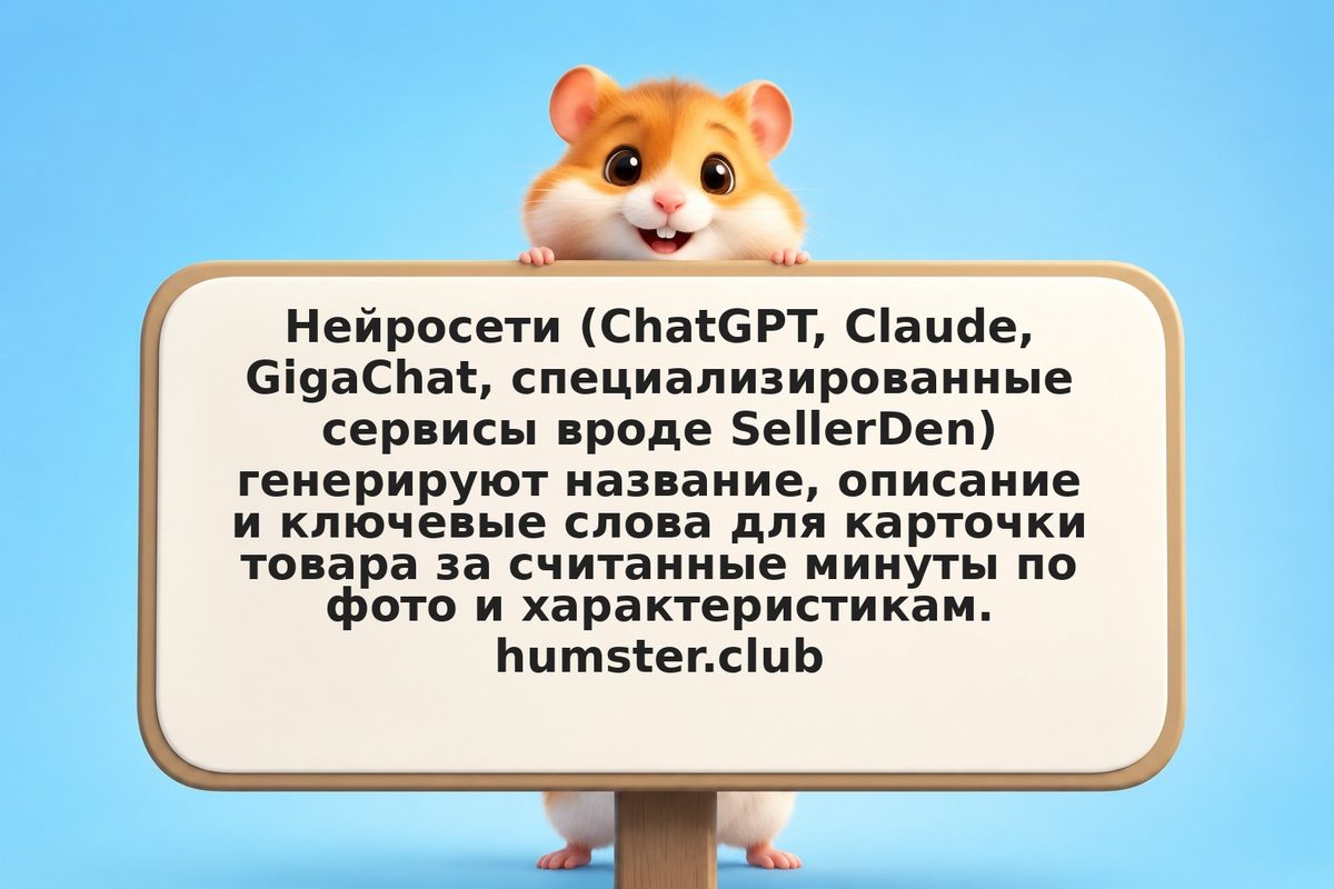 ИИ для карточек товаров на маркетплейсах: как сделать за 5 минут то, на что рань