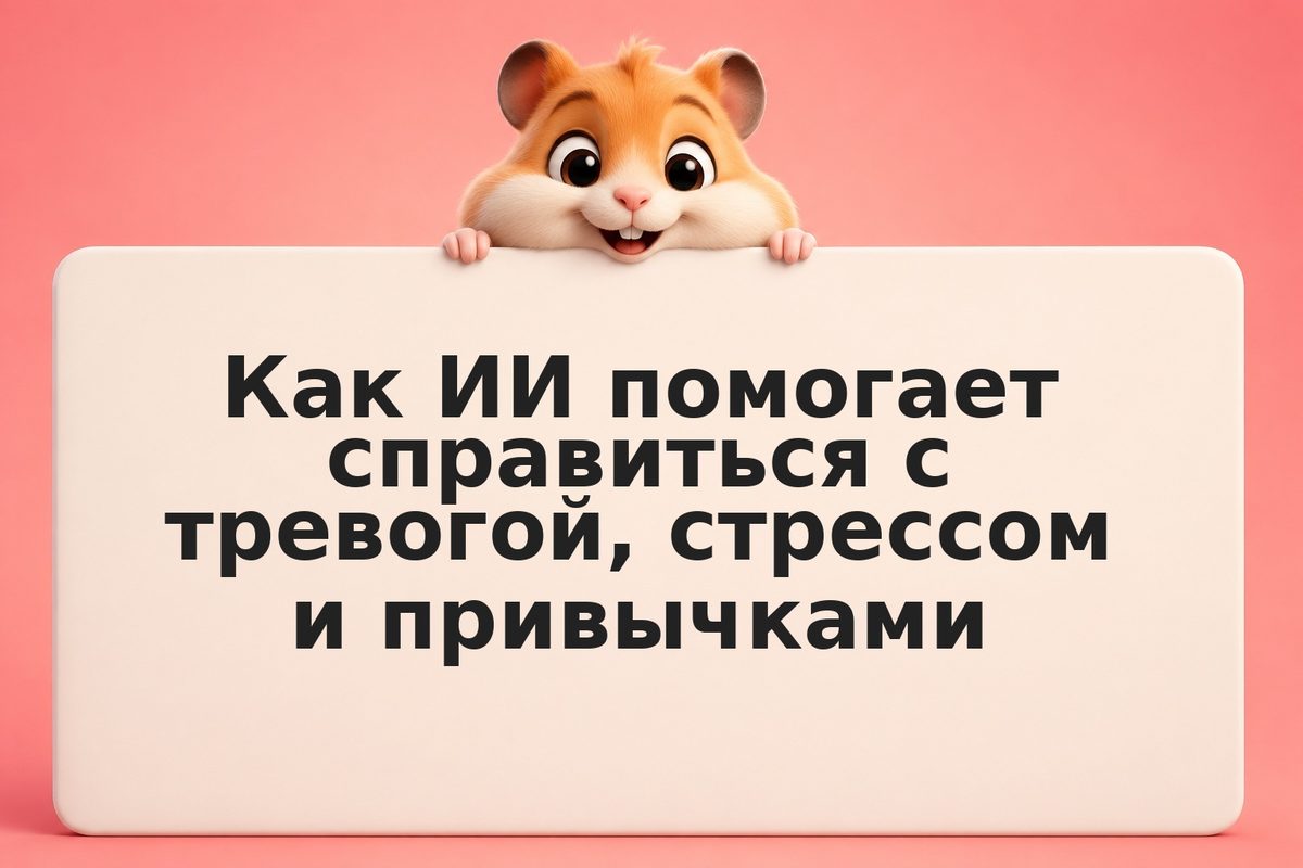 Как ИИ помогает справиться с тревогой, стрессом и привычками