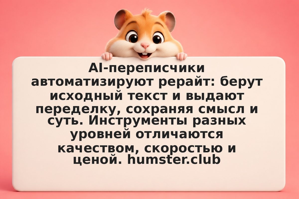 AI-переписчик: как выбрать сервис для переделки контента
