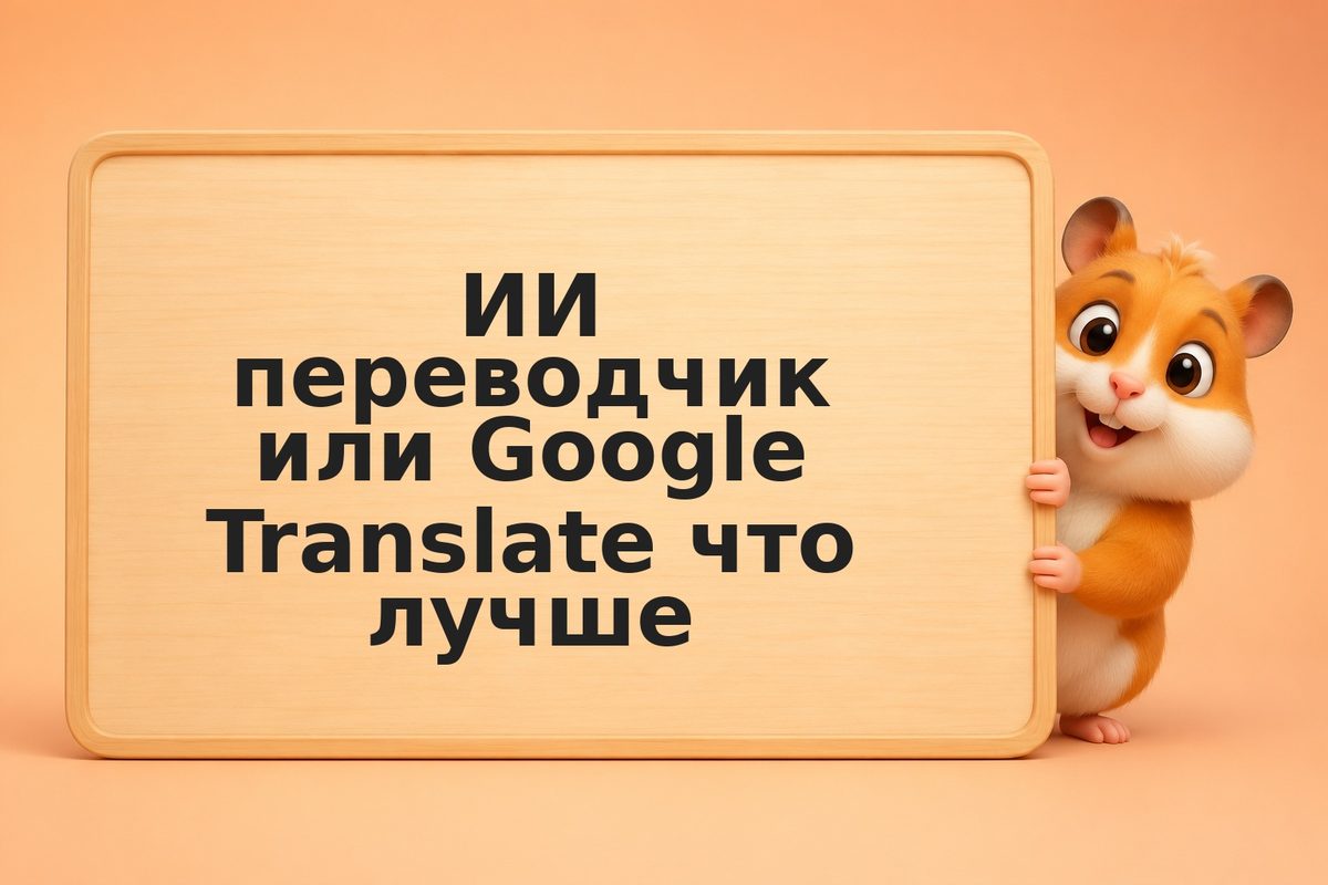 ИИ переводчик или Google Translate что лучше