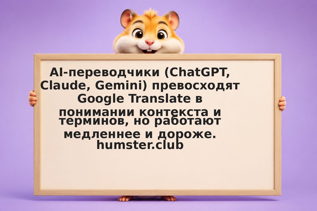 ИИ переводчик или Google Translate что лучше