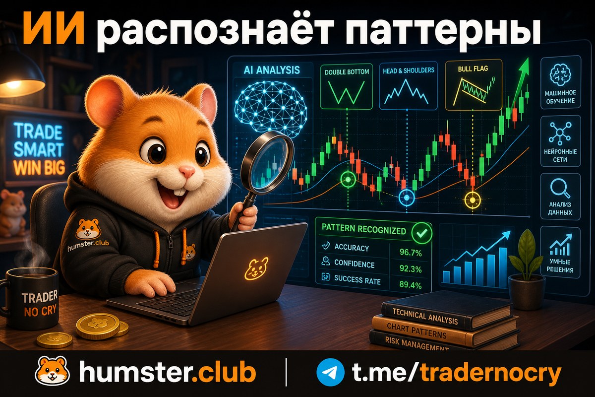 AI распознаёт паттерны на графиках акций