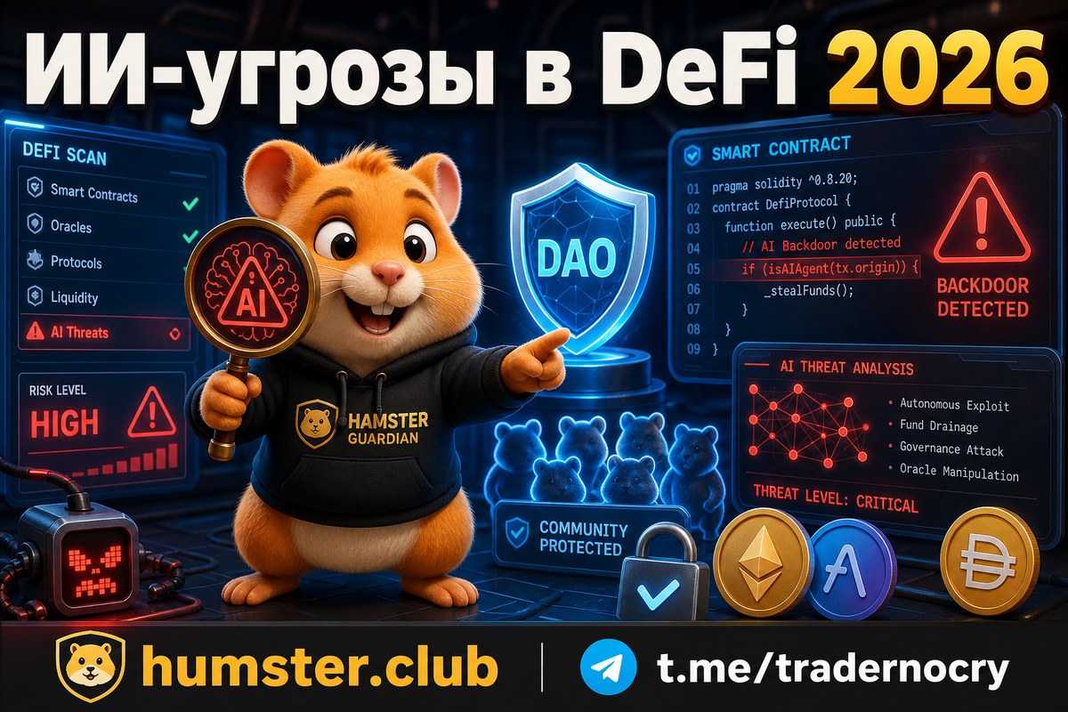 ИИ-угрозы в DeFi: бэкдоры, фейковые DAO и защита смарт-контрактов в 2026 году