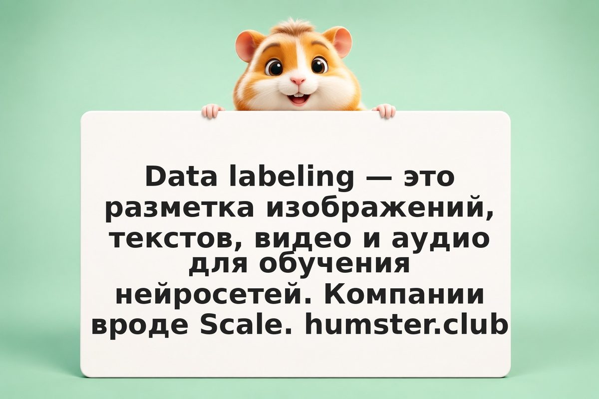 Data labeling: помечай данные для обучения моделей, получай платежи
