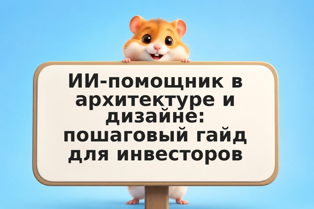 ИИ-помощник в архитектуре и дизайне: пошаговый гайд для инвесторов