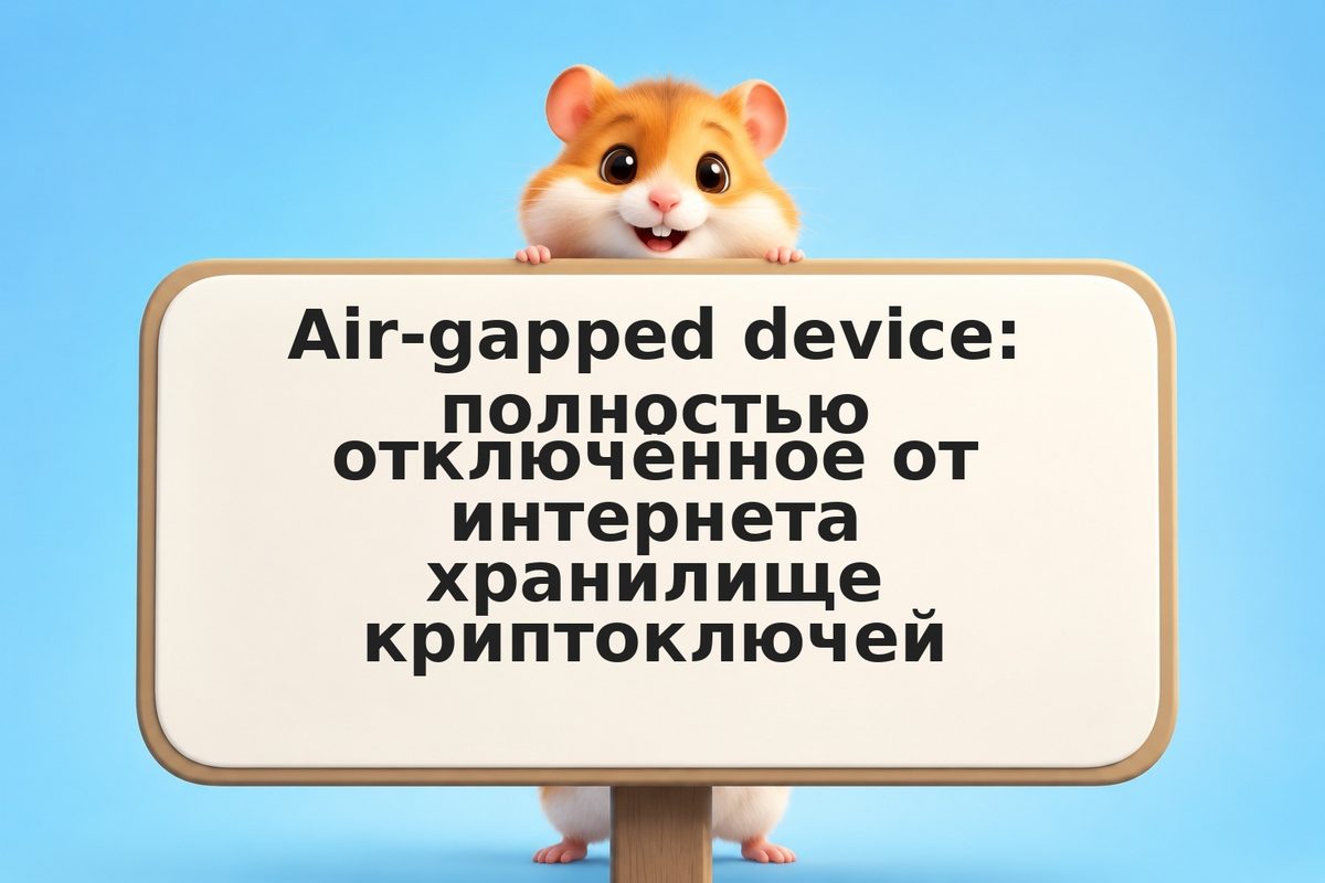 Air-gapped device: полностью отключённое от интернета хранилище криптоключей
