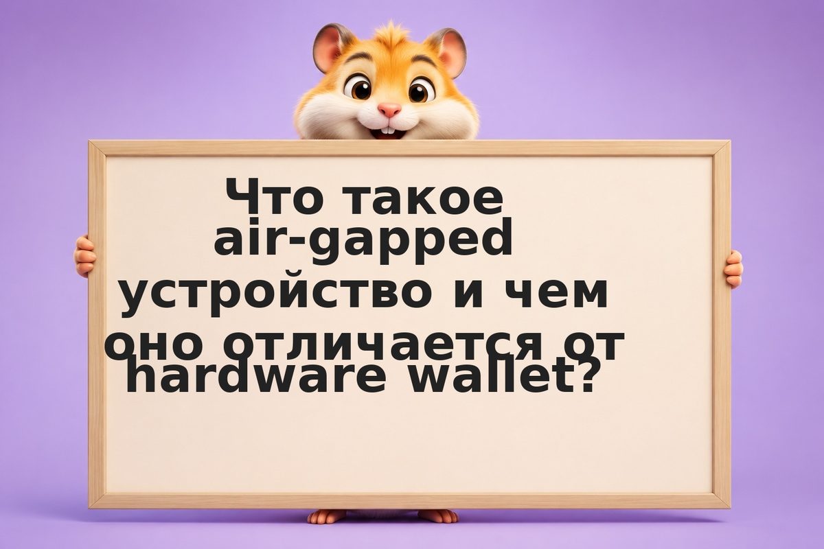 Air-gapped device: полностью отключённое от интернета хранилище криптоключей