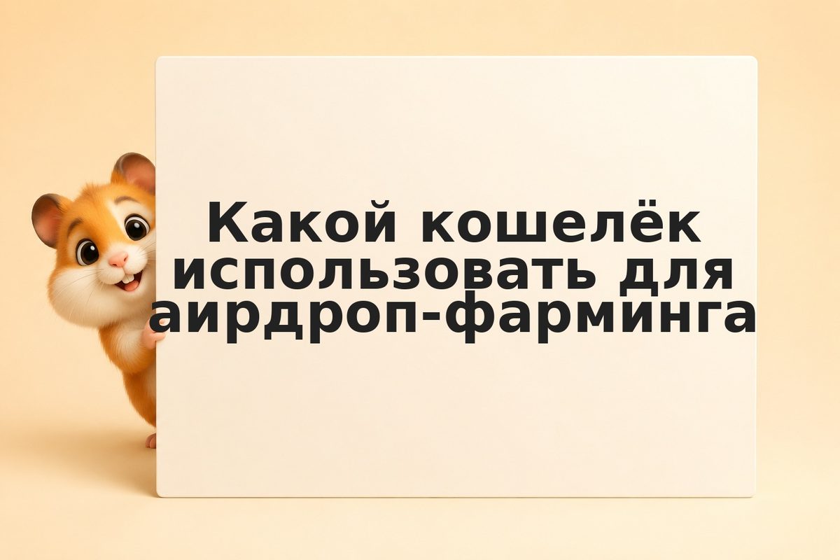 Какой кошелёк использовать для аирдроп-фарминга
