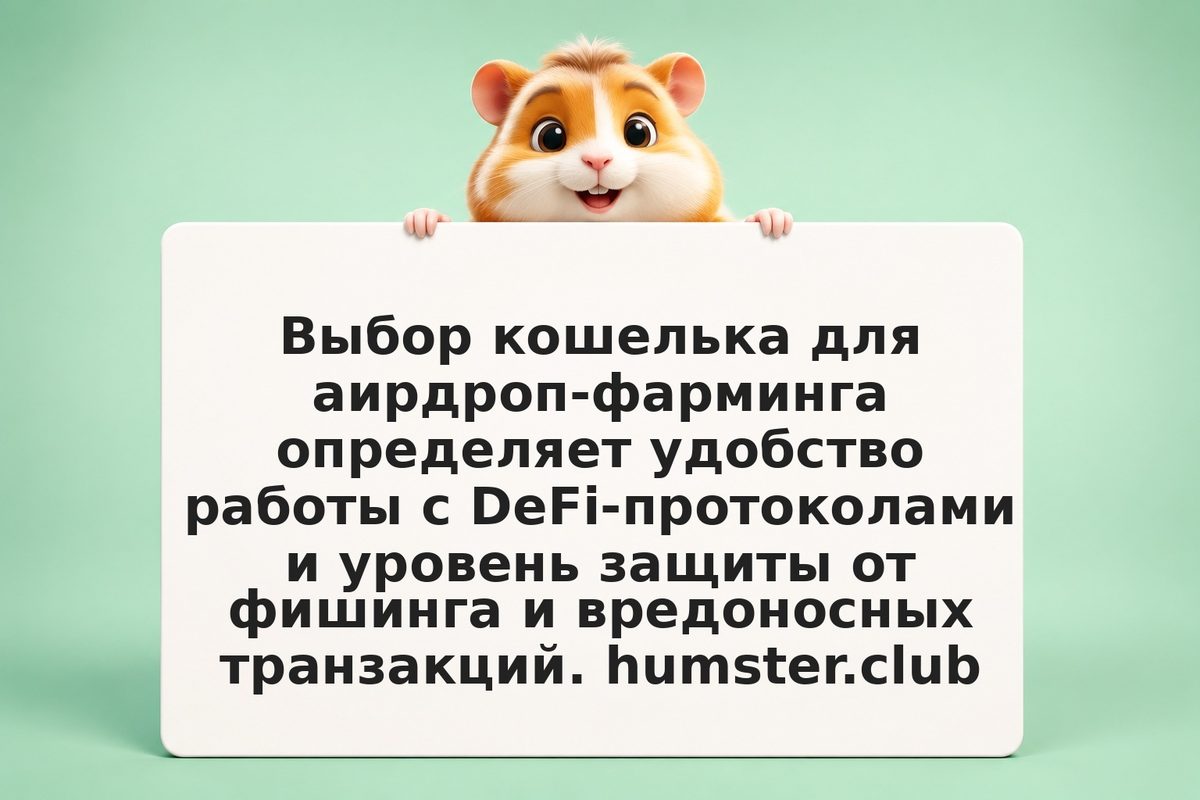Какой кошелёк использовать для аирдроп-фарминга