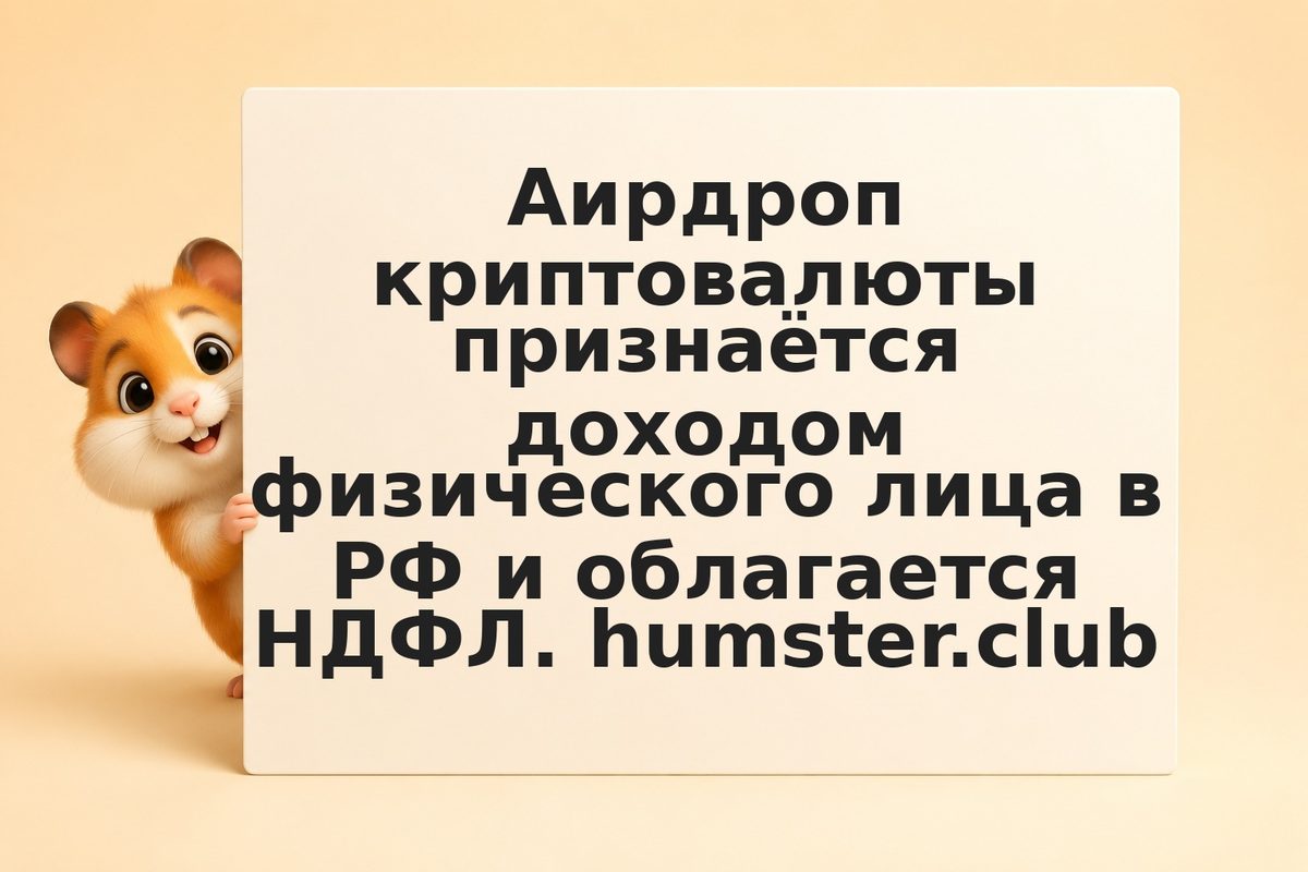 Нужно ли платить налог с аирдропа в России в 2026