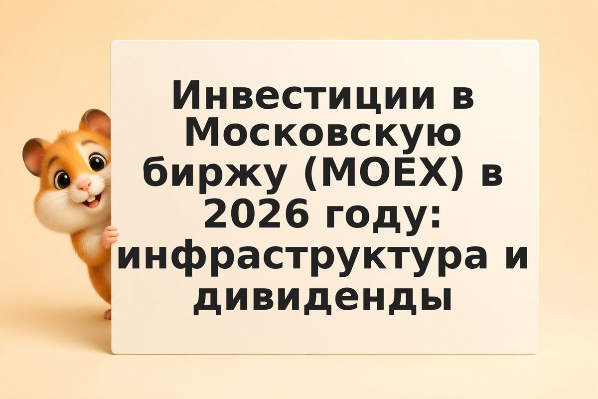 Инвестиции в Московскую биржу (MOEX) в 2026 году: инфраструктура и дивиденды