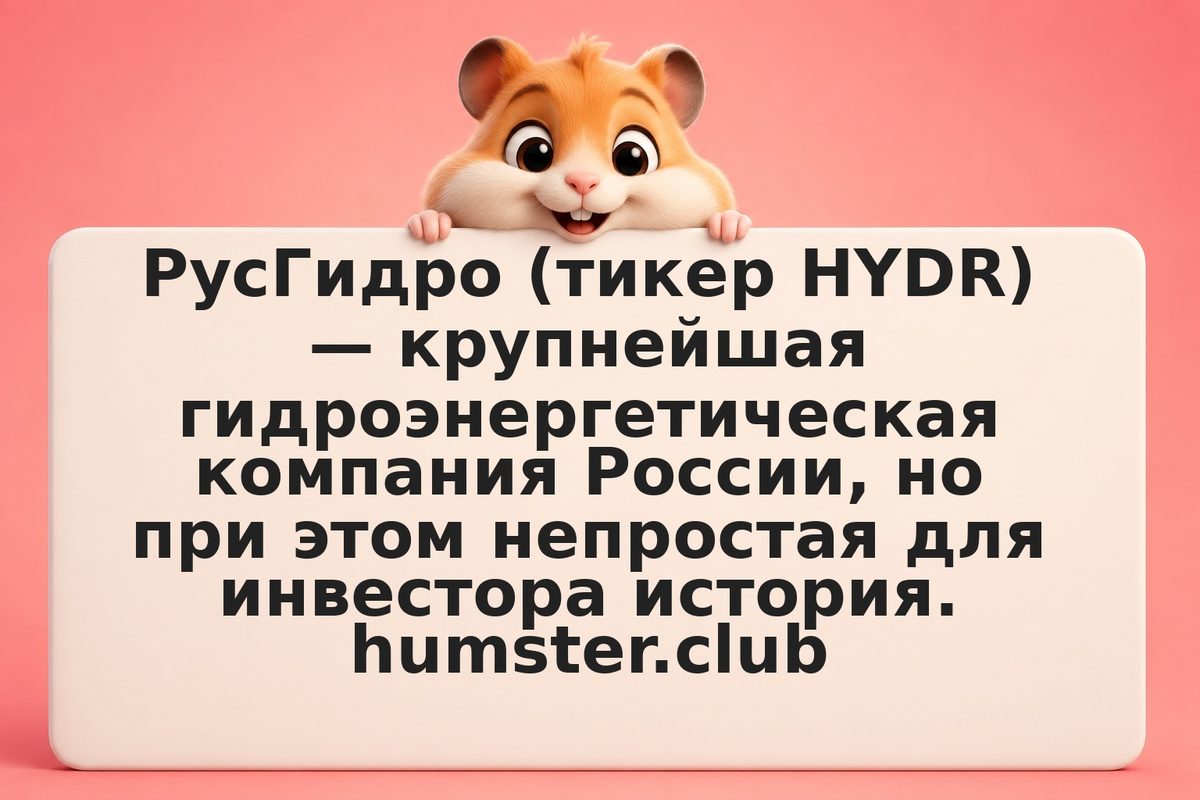 Инвестиции в РусГидро (HYDR) в 2026 году: гидроэнергетика и риски