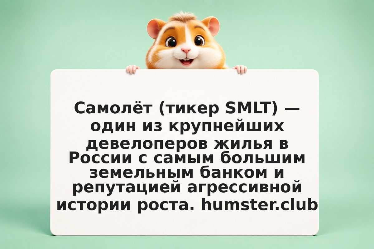 Инвестиции в Самолёт (SMLT) в 2026 году: девелопмент и риски