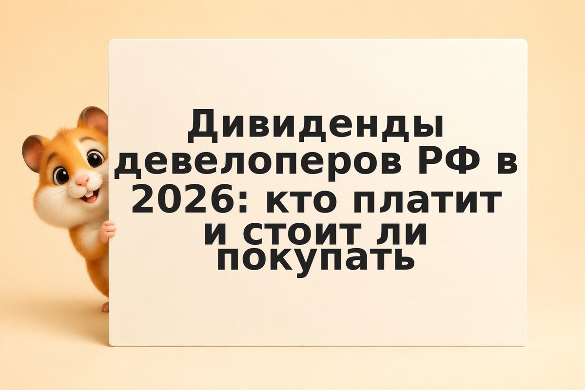 Дивиденды девелоперов РФ в 2026: кто платит и стоит ли покупать