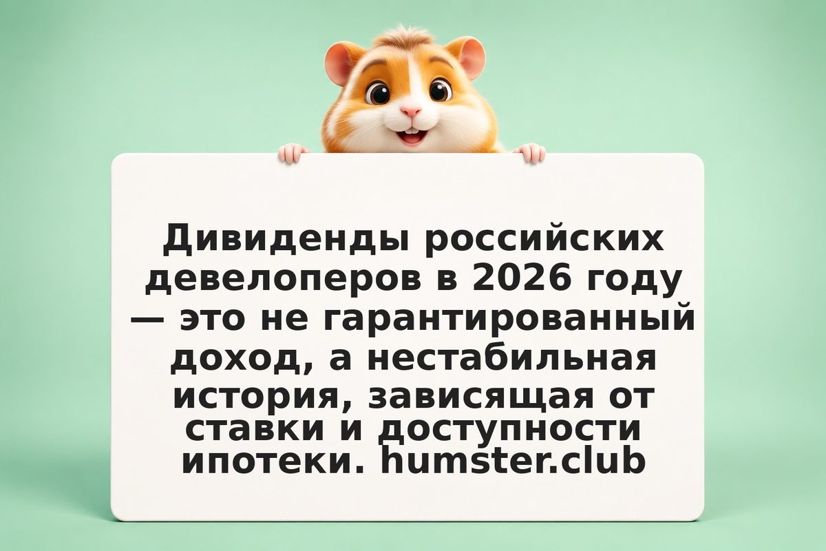 Дивиденды девелоперов РФ в 2026: кто платит и стоит ли покупать