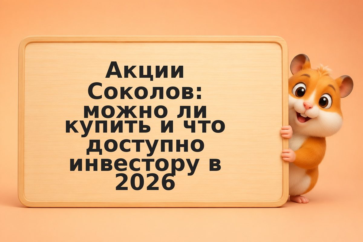 Акции Соколов: можно ли купить и что доступно инвестору в 2026