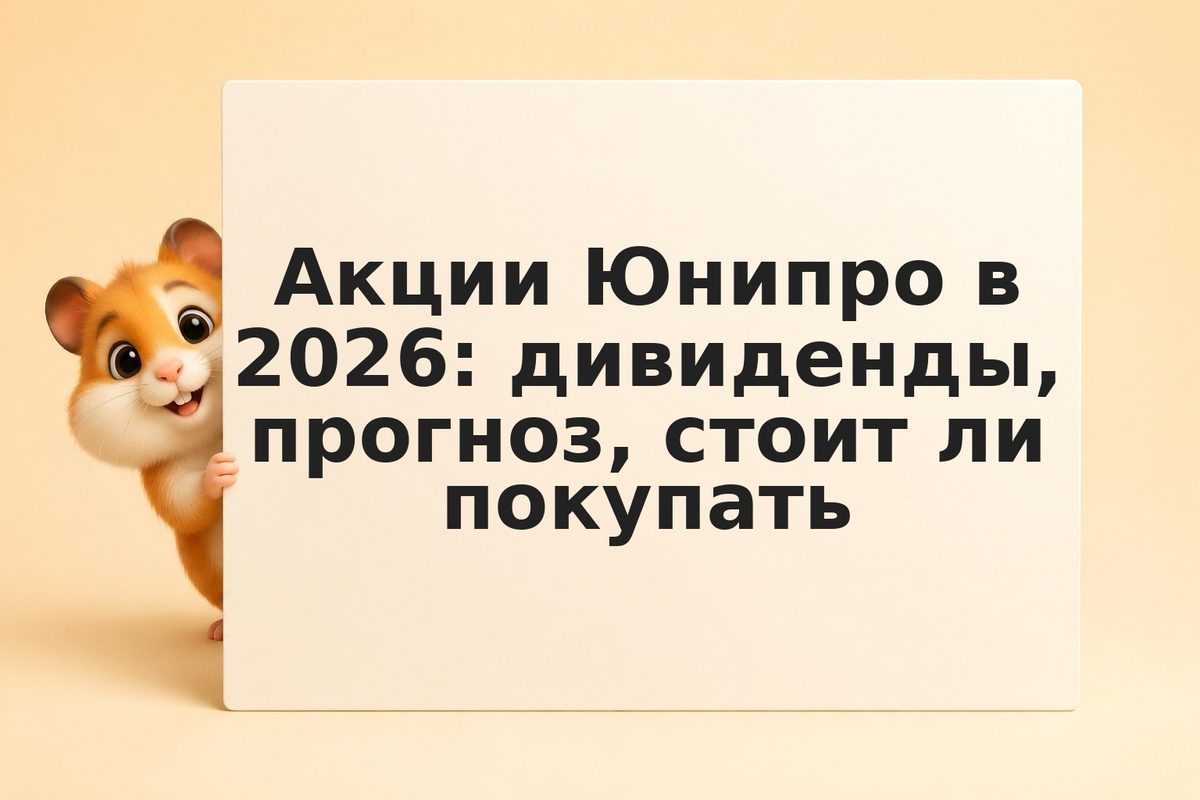Акции Юнипро в 2026: дивиденды, прогноз, стоит ли покупать